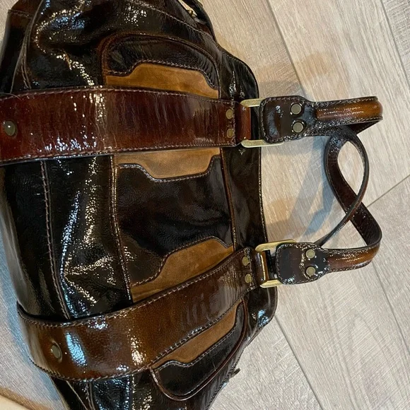 COPY - Authentic Jimmy Choo Malena satchel bag brown - Picture 5 of 5